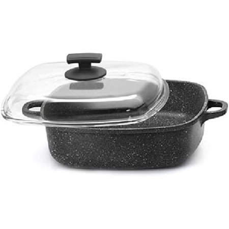 OLYMPIA  204.28IND TEGAME CON COPERCHIO HARD COOK  cm 28