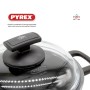 OLYMPIA  204.28IND TEGAME CON COPERCHIO HARD COOK  cm 28