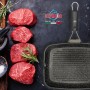 OLYMPIA 210.37/RF BISTECCHIERA RETTANGOLARE HARD COOK CM 26X36