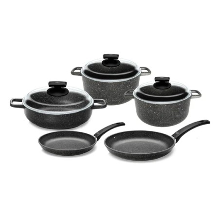 OLYMPIA 460BAT08 BATTERIA DI PENTOLE DIAMANT PLUS INDUZIONE 8 PEZZI