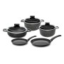 OLYMPIA 460BAT08 BATTERIA DI PENTOLE DIAMANT PLUS INDUZIONE 8 PEZZI