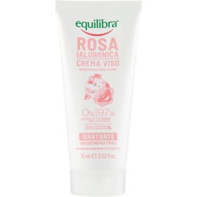 EQUILIBRA  CREMA VISO IDRATANTE A BASE DI ESTRATTO ROSA DAMASCENA E ACIDO IAURINICO NON UNGE 75 ML