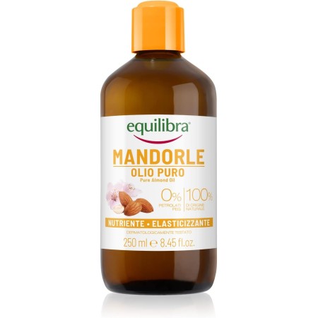 EQUILIBRA OLIO DI MANDORLE DOLCI 250 ML NUTRIENTE ED ELESTICIZANTE AIUTA A PREVENIRE LE SMAGLIATURE IN GRAVIDANZA O DURANTE UNA DIETA IPOCALORICA