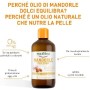 EQUILIBRA OLIO DI MANDORLE DOLCI 250 ML NUTRIENTE ED ELESTICIZANTE AIUTA A PREVENIRE LE SMAGLIATURE IN GRAVIDANZA O DURANTE UNA DIETA IPOCALORICA