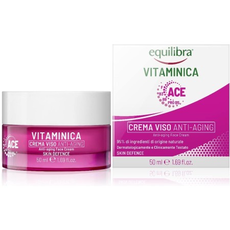 EQUILIBRA CREMA VISO ANTI-AGING MULTIVITAMINICO OLI DI TE' E ROSA MOSQUETA 50ML