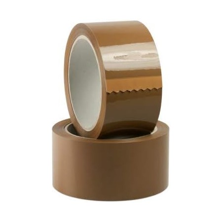 1 ROTOLO SCOTCH AVANA IMBALLAGGIO NASTRO ADESIVO 48mmX66M