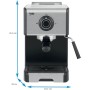 BEKO MACCHINA CEFFE' ESPRESSO MANUALE CEP5152B PRESSIONE DELLA POMPA 1200W INOX