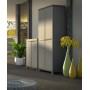 TERRY C-RATTAN 2680 ARMADIO DA ESTERNO INTERNO A 2 ANTE + 3 PIANI INTERNI IN PLASTICA 68X39X170CM