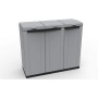 TERRY CONTENITORE ECOLINE 3 PER LA RACCOLTA DIFFERENZIATA  102X39X88,7CM DA 110L