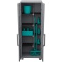 TERRY MODULAR 5 TRANSFORMING ARMADIO MULTIFUNZIONE ALTO DA ESTERNO E INTERNO DUE ANTE PLASTICA 78X43,6X225,8 CM