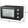 MELCHIONI FAMILY FORNO ELETTRICO ENJOY47  VENTILATO CON GIRARROSTO CAPACITA' 47 LITRI 1700W