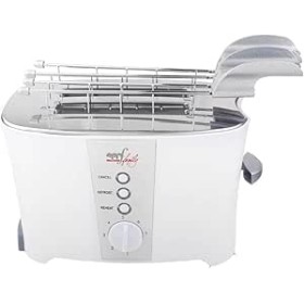 MELCHIONI FAMILY TOSTAPANE ELETTRICO TOSTO BIANCO CON PINZE 7 LIVELLI DI TOSTATURA  600W MELCHIONI FAMILY TOSTAPANE ELETTRICO TOSTO BIANCO CON PINZE 7 LIVELLI DI TOSTATURA  600W