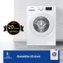 SAMSUNG LAVATRICE WW70AGAS21TEET  CRYSTAL CLEAN 7KG 1200 RPM , VAPORE, ECOBUBBLE, CARICA FRONTALE