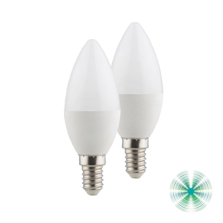 VIVIDA BIPACK LAMPADINE LED C37 E14 5W 4000K CONFEZIONE 2 PEZZI