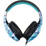 TECHMADE  TM-FL1-CAMBLU CUFFIE GAMING MULTIMEDIALI CAMOUFLAGE BLU