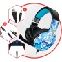 TECHMADE  TM-FL1-CAMBLU CUFFIE GAMING MULTIMEDIALI CAMOUFLAGE BLU