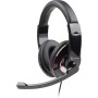 TECHMADE MHS-001 HEADSET GEMBIRD STEREO SCHWARZ CUFFIE CON MISCOFONO
