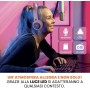 TECHMADE TM-M003-PK CUFFIA  BLUTOOTH CON ORECCHIE DI GATTO LED FUNNY SENZA FILO CON MICROFONO ROSA