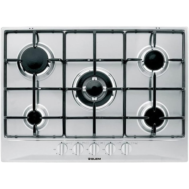 GLEM GAS - Cucina a gas A66MI Classe A-Inox