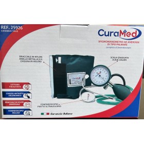 CURAMED SFIGMOMANOMETRO AD ANEROIDE DI TIPO PALMARE PER LA PRESSIONE  COD 25926