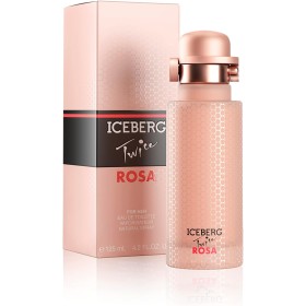 ICEBERG Twice ROSA Woman – Eau de Toilette 125 ml, Profumo da Donna dalle Note Floreali, Lussuoso Flacone in Vetro Rosa, Fragranza Sport