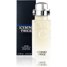 ICEBERG Twice Man – Eau de Toilette 125 ml, Profumo da Uomo dalle Note Fougère Aromatiche, Lussuoso Flacone in Vetro Trasparente, Design Art Deco