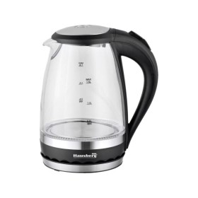 HAUSBERG HB-3613 BOLLITORE PROFESSIONALE ELETTRICO IN VETRO 1,8L 1500W HAUSBERG HB-3613 BOLLITORE PROFESSIONALE ELETTRICO IN VETRO 1,8L 1500W