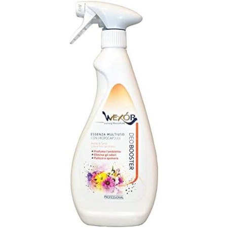 WEXOR WIT1105-515 DEO BOOSTER PROFUMA L'AMBIENTE-ELIMINA GLI ODORI-PULISCE E SPOLVERA MONOJ DI TAHITI,LIME E FIORI DEL BRASILE 750ML
