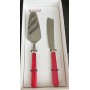 EME VETRINA PERLA ROSSO P31PE/8 SET DI POSATE PER DOLCI IN ACCIAIO 18/C CONFEZIONE REGALO