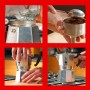 BIALETTI CAFFETTIERA  2 TAZZE E MOKA EXPRESS CON MANICO ANTI-SCOTTATURA NON ADATTA A INDUZIONE 60ML ALLUMINIO COD 1168