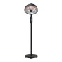 DCG SA9310 STUFA ELETTRICA DA ESTERNO A PIANTANA NERO  2000W