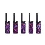 POLYFLAME 40411743  PROF PURPLE FLOWERS INANGA CANDLE  DL PEZZI 25 ACCENDINI