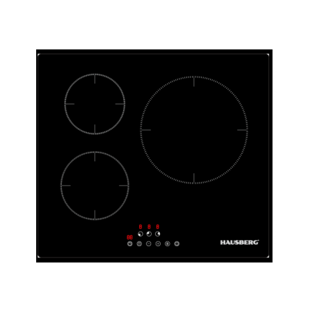 HAUSBERG PIANO COTTURA A INDUZIONE INCORPORATA 3 LED DIGITALI HB-1530