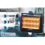 HAUSBERG STUFA ELETTRICA AL QUARZO HB-8761 - 1500W