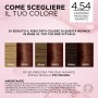 L'OREAL PARIS  A1492228 COLORAZIONE TRIPLO TRATTAMENTO EXCELLENCE CON ACIDO IAURONICO CORORE  CASTANO MOGANO RAMATO 4.54