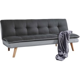 DIVANO/LETTO MUFFIN 3 POSTI CRIBEL TESS.GRIGIO/NERO BICOLOR 180X98X17.5 CM DIVANO/LETTO MUFFIN 3 POSTI CRIBEL TESS.GRIGIO/NERO BICOLOR 180X98X17.5 CM