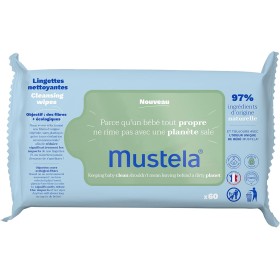 MUSTELA SALVIETTA DETERGENTE 60 pz, AZZURRO