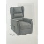 RELAXIA POLTRONA RECLINER 1 MOTORE + 2 RUOTE POSTERIORI ALICE GRIGIO SCURO COD WA006/24