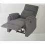 RELAXIA POLTRONA CLARA RECLINER MANUALE IN CINIGLIA TORTORA - GRIGIO SCURO