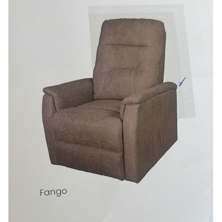 RELAXIA POLTRONA RECLINER 1 MOTORE ILARIA  FANGO COD 002/24