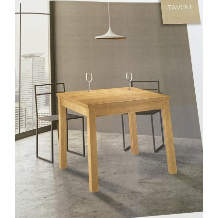 RELAXIA F7843RV TAVOLO IN LEGNO ALLUNGABILE 90/180*90*75H ROVERE VECCHIO