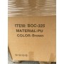 SEDIE DA UFFICIO CON ROTELLE DA SCRIVANIA MATERIALE SIMILPELLE IMBOTTITA BOC-325 MARRONE