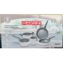 BATTERIA PEDRINI EVOCOLOR W1961BAT PENTOLE ANTIADERENTE PER PIANI AD INDUZIONE CIPRIA