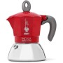 BIALETTI CAFFETTIERA MOKA INDUCTION 2 TAZZE ADATTA A TUTTII PIANI DI COTTURA 100ML DESING ELEGATE ROSSO COD 990006942/NP