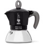 BIALETTI CAFFETTIERA MOKA INDUCTION 2 TAZZE ADATTA A TUTTII PIANI DI COTTURA 100ML DESING ELEGATE NERO COD 990006932/NP
