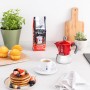 BIALETTI CAFFETTIERA MOKA INDUCTION 4 TAZZE ADATTA A TUTTII PIANI DI COTTURA 100ML DESING ELEGATE ROSSO COD 990006944/NP