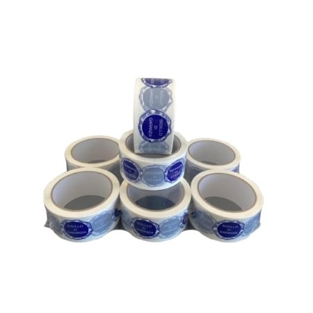 36 ROTOLI NASTRO ADESIVO CON STAMPA SIGILLO DI GARANZIA SCOTCH  48mmX66M 45 MICRON