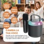 KARAOKE PROFESSIONALE COMPLETO PER ADULTI E BAMBINI, ALTOPARLANTE PORTATILE