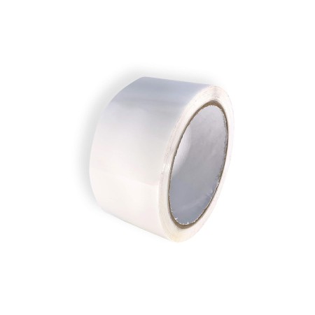 6 ROTOLI NASTRO ADESIVO DA IMBALLAGGIO COLORE BIANCO 48mmX66M 45 MICRON