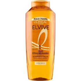 SET L'OREAL PARIS AA96900 ELVIVE SHAMPOO NUTRIENTE PER CAPELLI SECCHI E SPENTI OLI PREZIOSI CAMELIA E MARULA 700ML